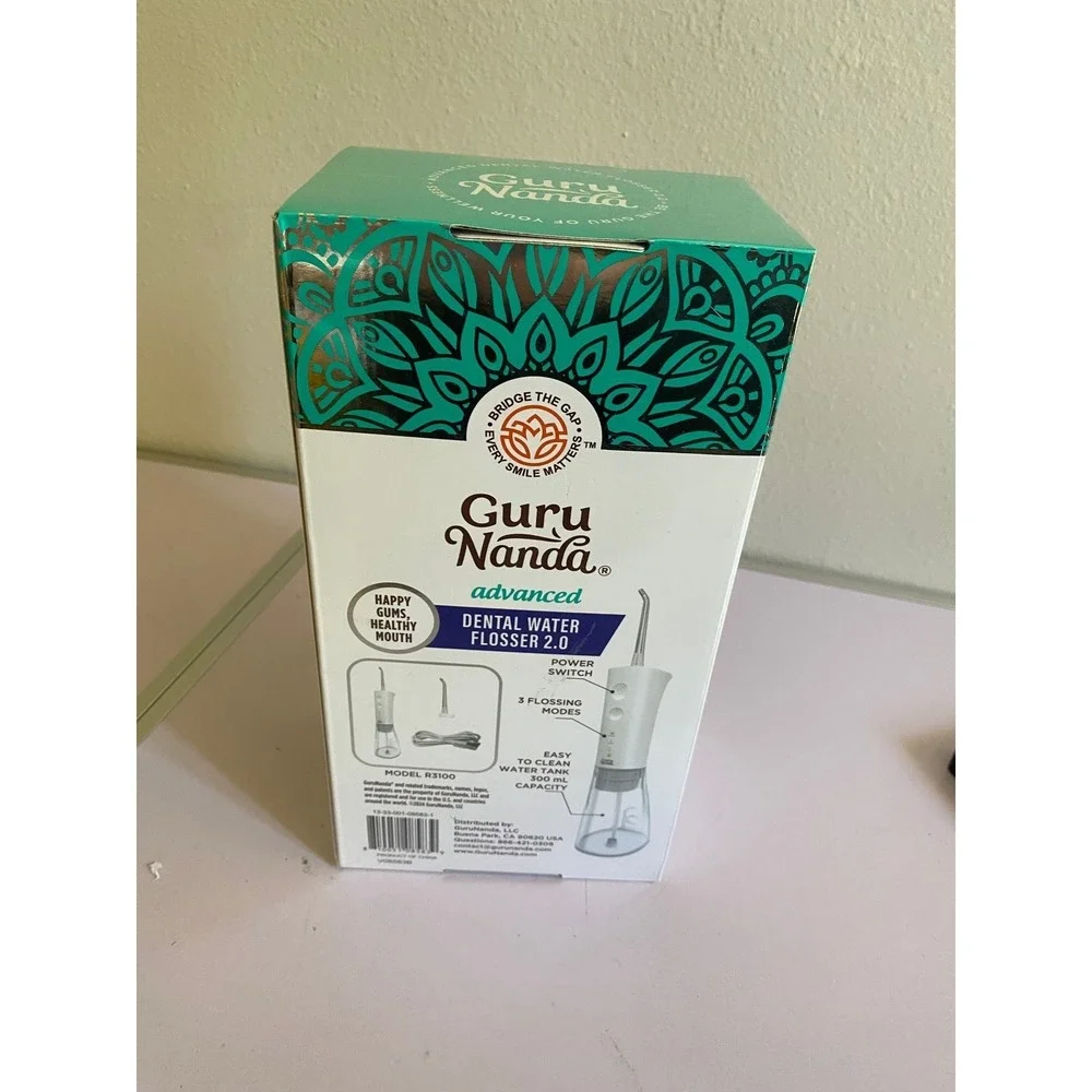 Guru Nanda Water Flosser 2.0‎ Cordless Dental Oral Irrigator R3100